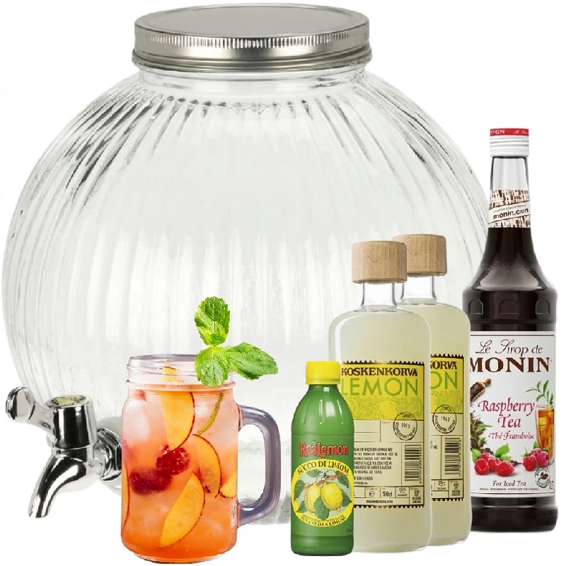 Raspberry Lemon Dispenser – Cocktail-Set Bundle69 by Bundle color Svart