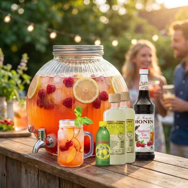 Raspberry Lemon Dispenser – Cocktail-Set Bundle69 by Bundle color Svart