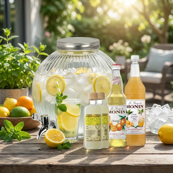 Citrus Sunrise Getränkespender - Cocktail-Paket Bundle71 by Bundle color Svart
