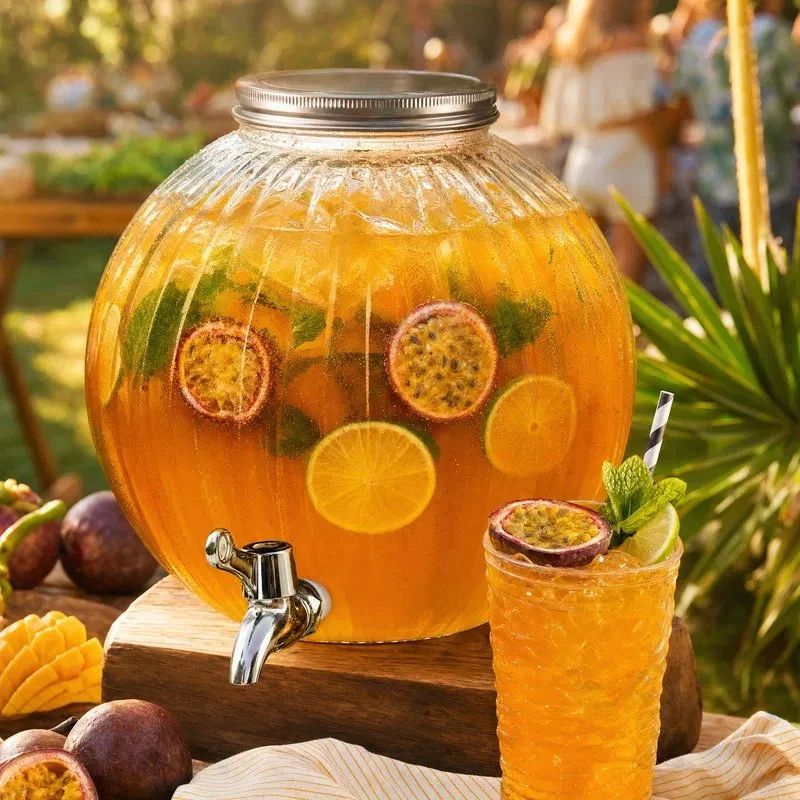 Tropical Passion Dispenser – Cocktail-Set Bundle73 by Bundle color Svart