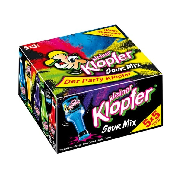 Kleiner Klopfer Sour Mix 25x2cl 1005911 by Kleiner Klopfer color Svart