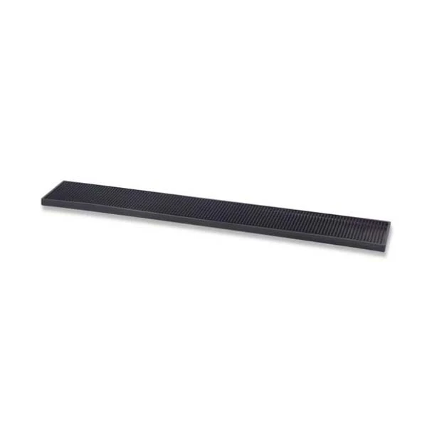 Barmatte Schwarz 10x70 cm – Deluxe Gummimatte Bar0889 by Beaumont color Svart