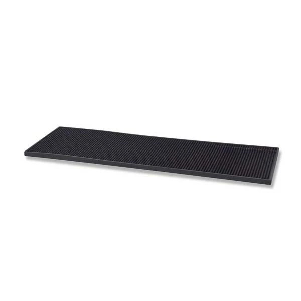 Barmatte Schwarz 20x61 cm – Deluxe-Gummi Bar0888 by NORDIC color Svart