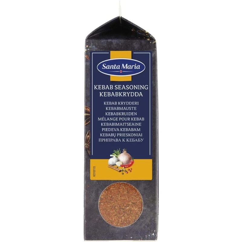 Santa Maria Kebab Gewürzmischung 370 g 269048 by Santa Maria color Svart