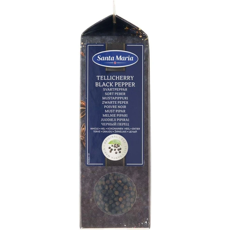 Santa Maria Schwarzer Tellicherry Pfeffer ganz 450 g 268903 by Santa Maria color Svart