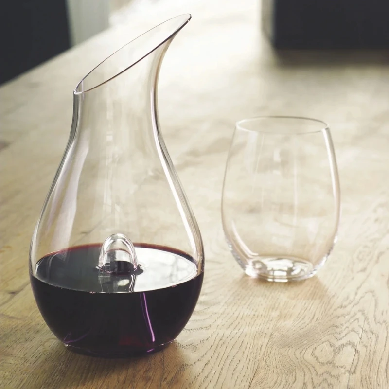 Riedel Dekanter O aus klarem Glas 904553 by Riedel color Svart
