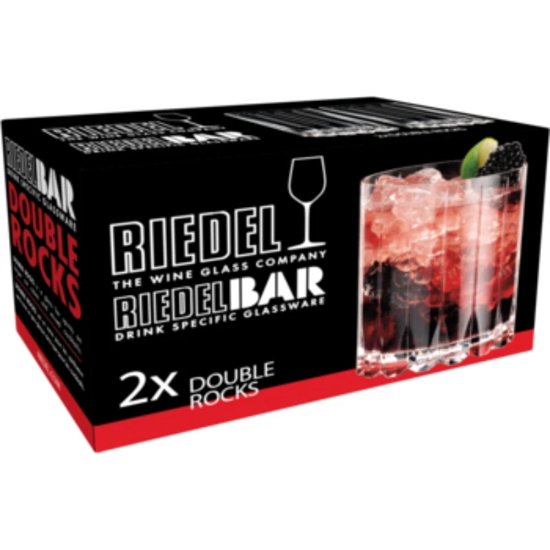 Riedel Double Rocks Bar – 2er-Set 905479 by Riedel color Svart