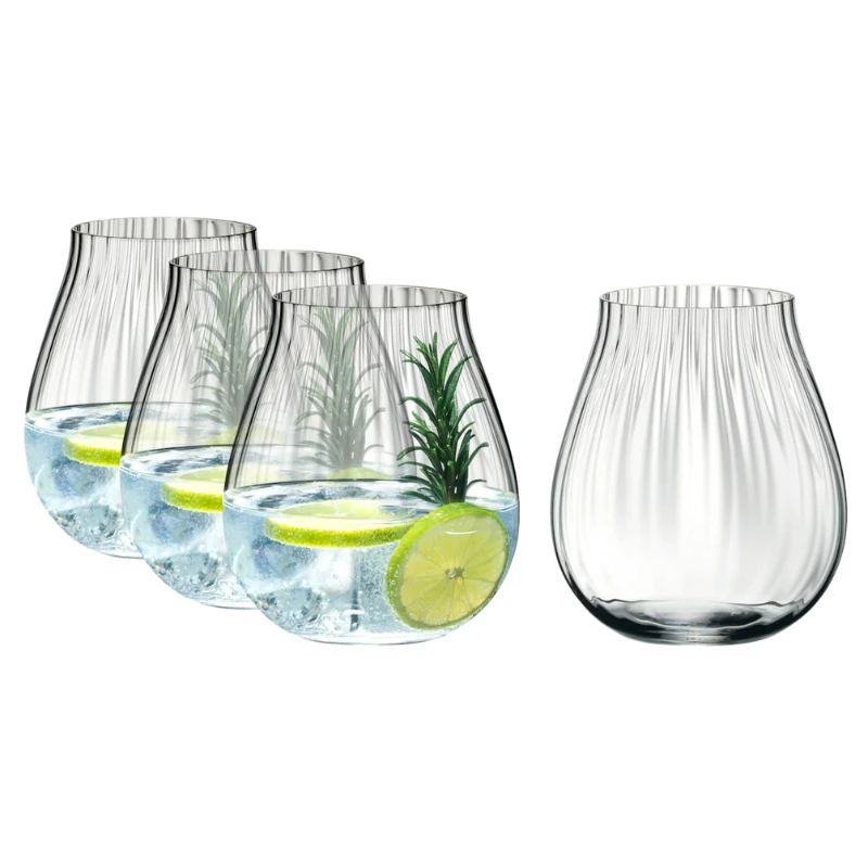 Riedel Mixing Sets Gingläser-Set Optical – 4 Gläser 925660 by Riedel color Svart