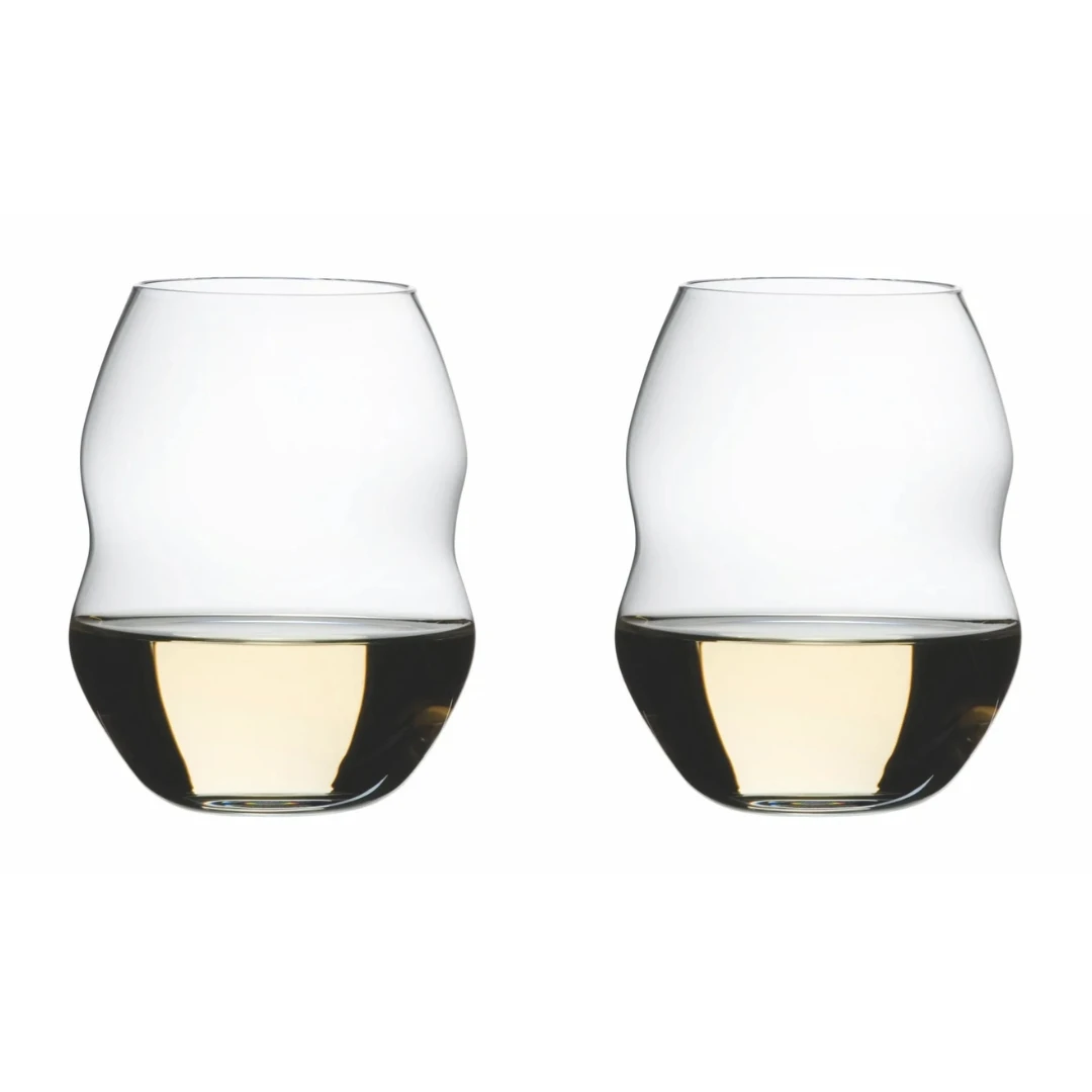 Riedel Swirl Weißweingläser – 2er-Set 949323 by Riedel color Svart