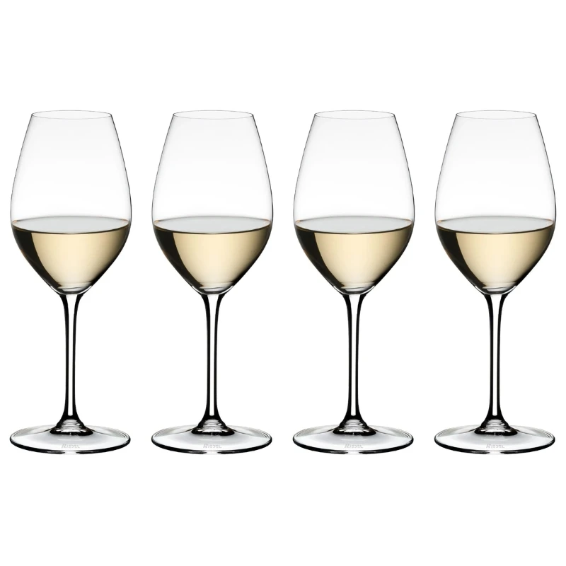 Riedel Wine Friendly Weißwein- & Champagnergläser – 4er-Set 905476 by Riedel color Svart