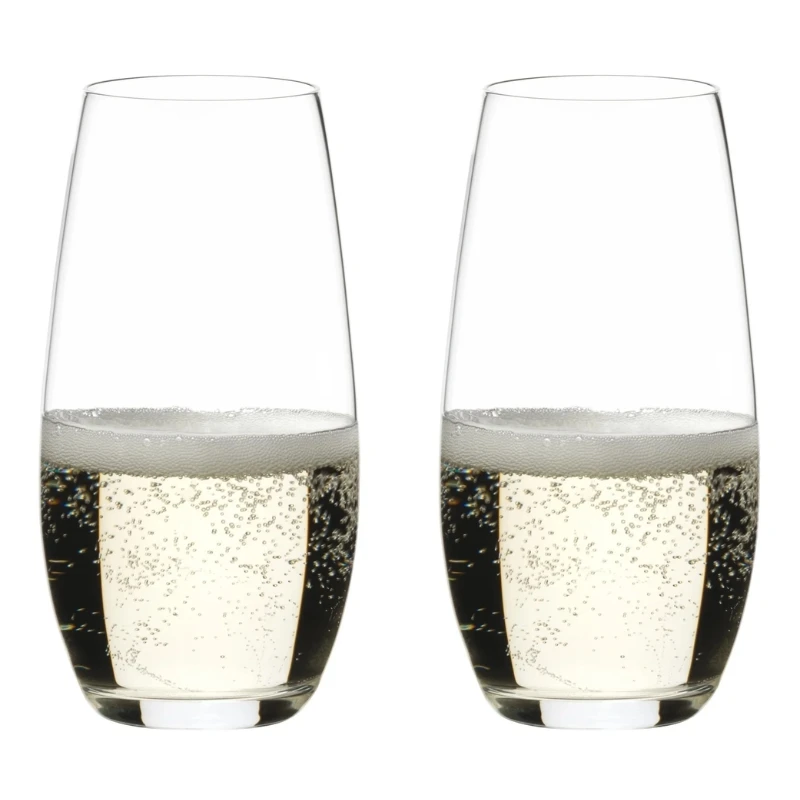 Riedel The O Wine Tumbler Champagnergläser - 2er-Set 937622 by Riedel color Svart