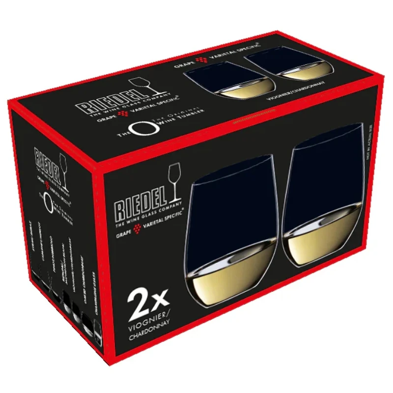 Riedel Tumbler Weinglas O Chardonnay/Viognier – 2er-Set 937515 by Riedel color Svart