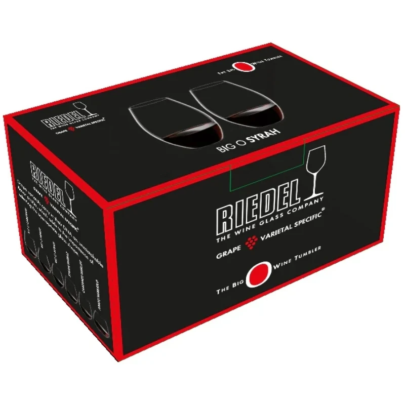 Riedel O Wine Tumbler Old World Syrah Weinglas - 2 Stück 970380 by Riedel color Svart