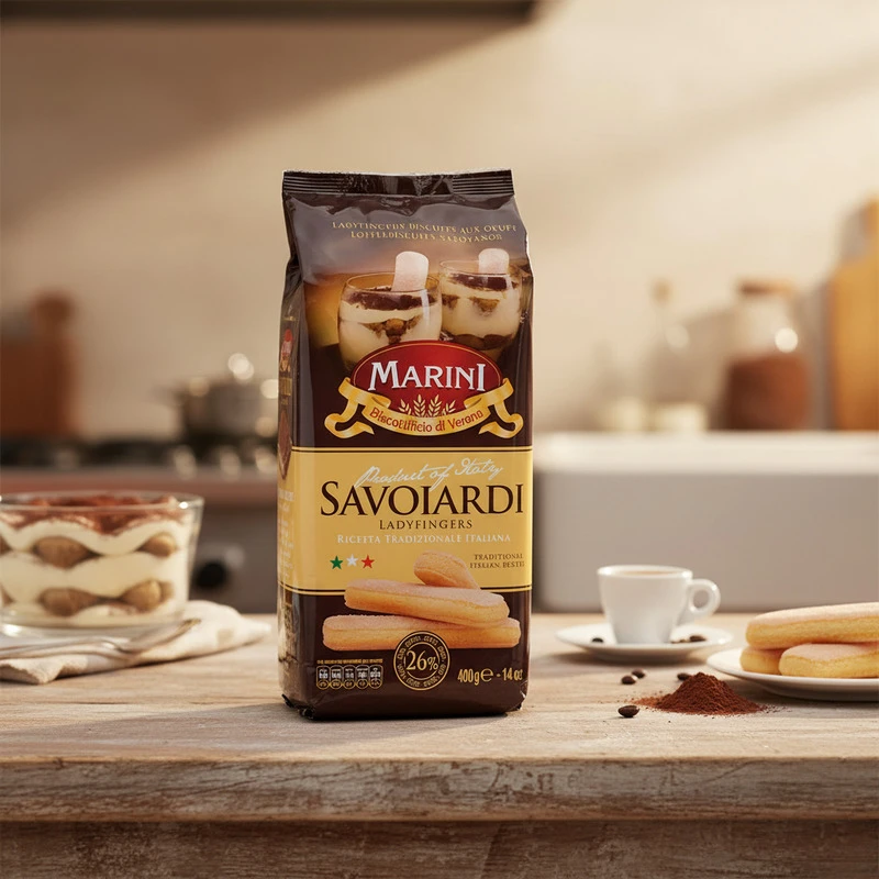 Löffelbiskuits / Savoiardi 400 g 27051 by Marini color Svart