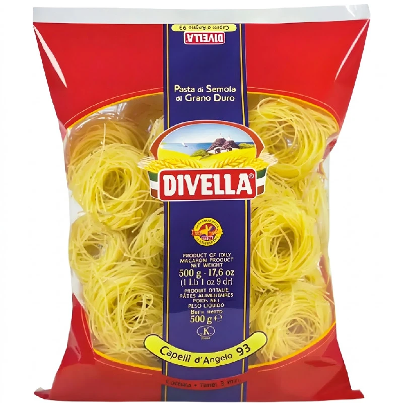 Capelli d'angelo 93 feine Nudelnester 500 g 10171 by DIVELLA color Svart