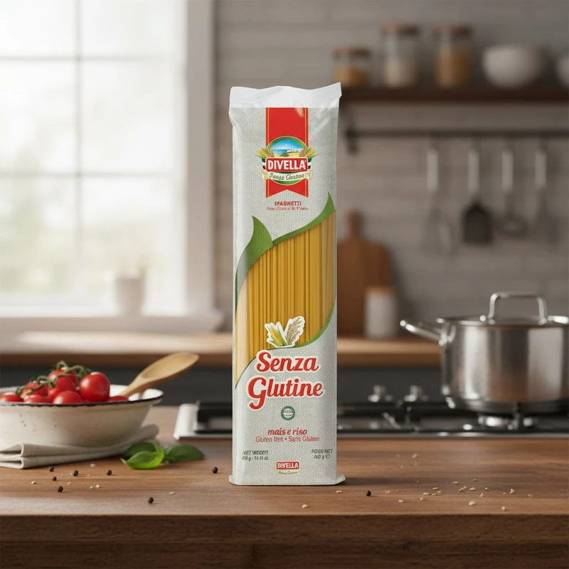 Glutenfreie Spaghetti 400 g 10295 by DIVELLA color Svart