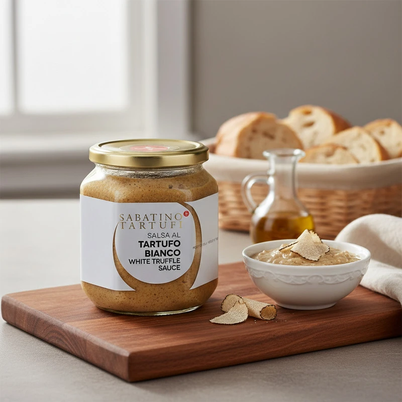 Trüffelsauce weiß 500 g 19045 by Sabatino color Svart