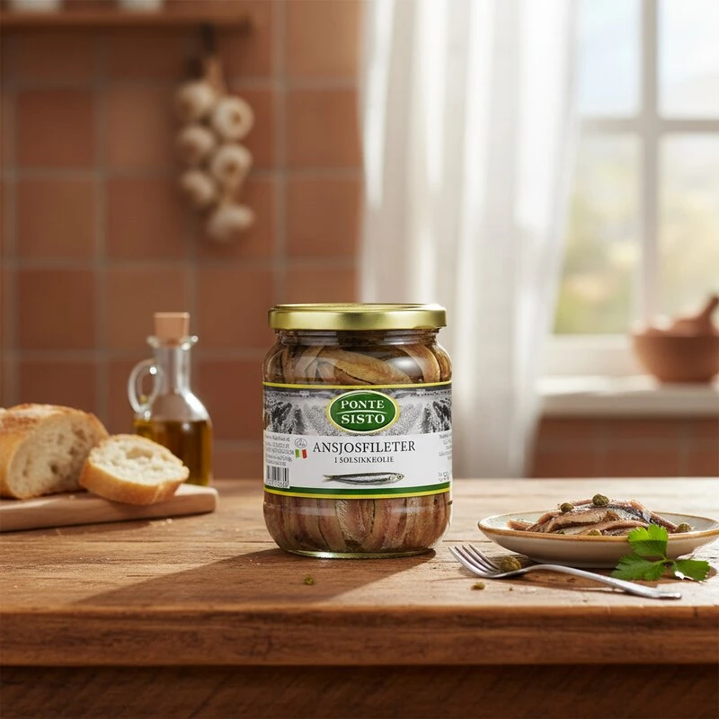 Sardellenfilets 550 g 18500 by Ponte Sisto color Svart