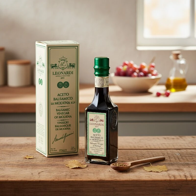 Balsamico di Modena IGP Grün 2 250 ml 12031 by Leonardi color Svart