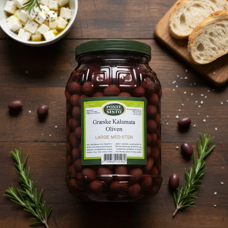 Kalamata Oliven mit Stein Large 2 kg 17503 by Ponte Sisto color Svart