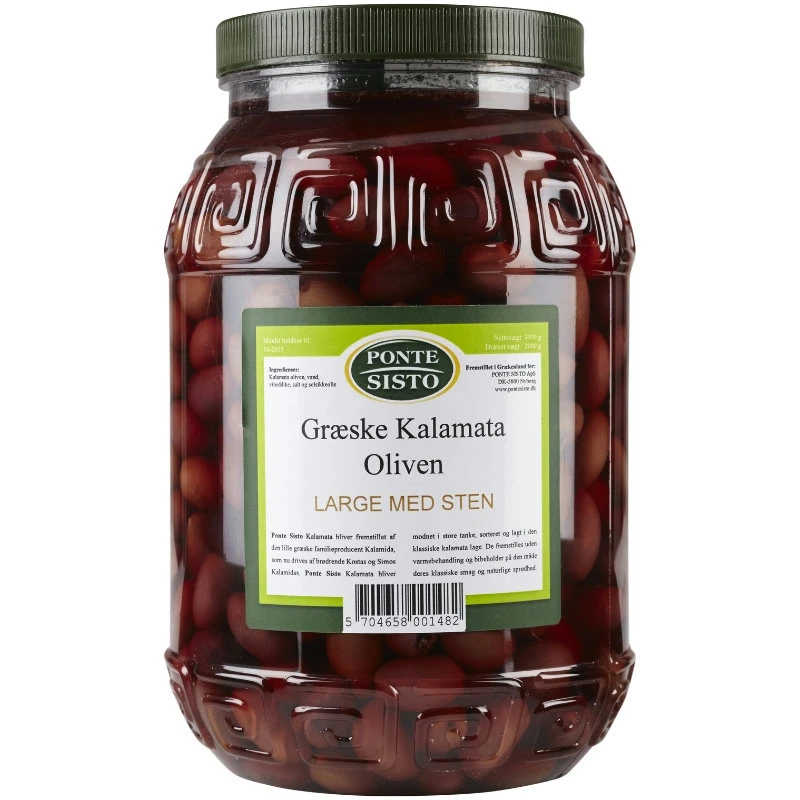 Kalamata Oliven mit Stein Large 2 kg 17503 by Ponte Sisto color Svart