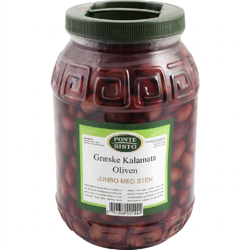 Kalamata Oliven mit Stein Jumbo 2 kg 17501 by Ponte Sisto color Svart