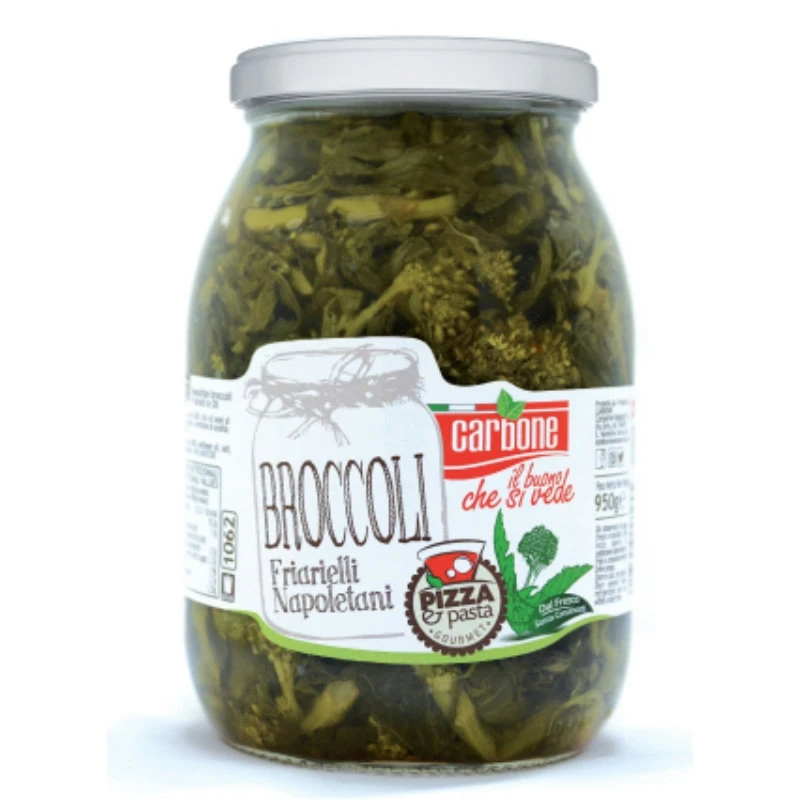 Broccoli friarielli napoletani 980 g Ponte Sisto 18345 by CARBONE color Svart