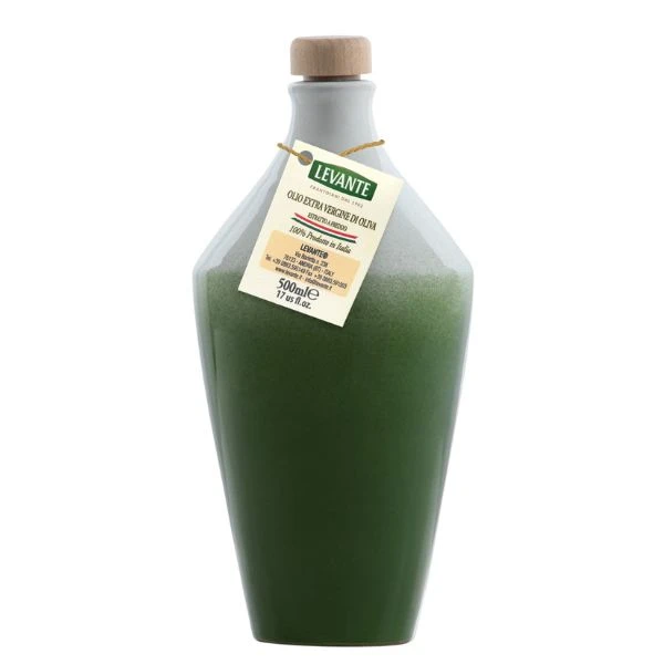 Natives Olivenöl Extra 100 % italienisch 500 ml Keramik 15325 by San martino color Svart