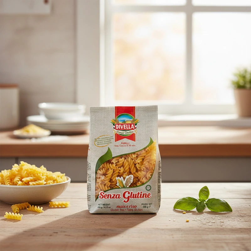 Glutenfreie Fusilli 400 g 10291PS by DIVELLA color Svart