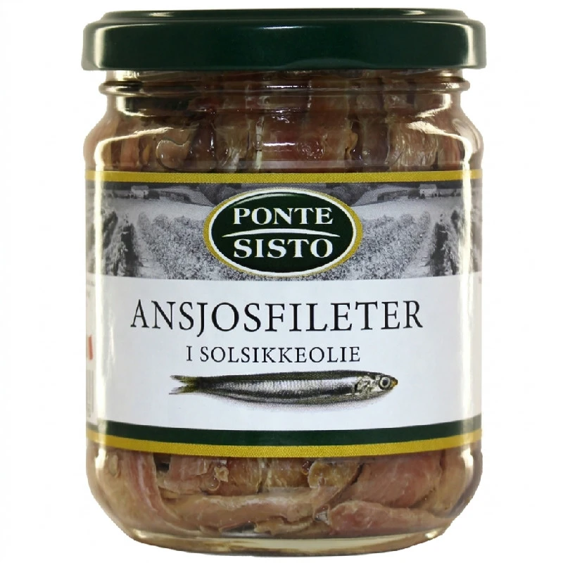 Sardellenfilets in Öl 200 g 18501P by Ponte Sisto color Svart