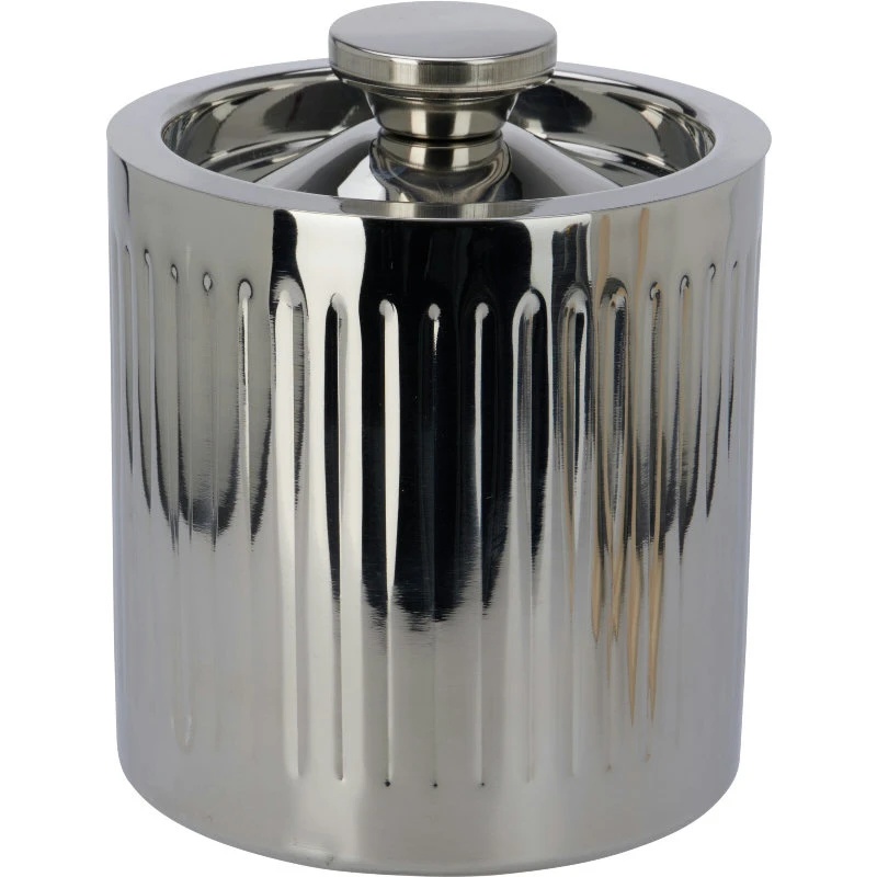 Eiskübel 1,5L geriffelt Edelstahl A12441860 by Koop color Silver