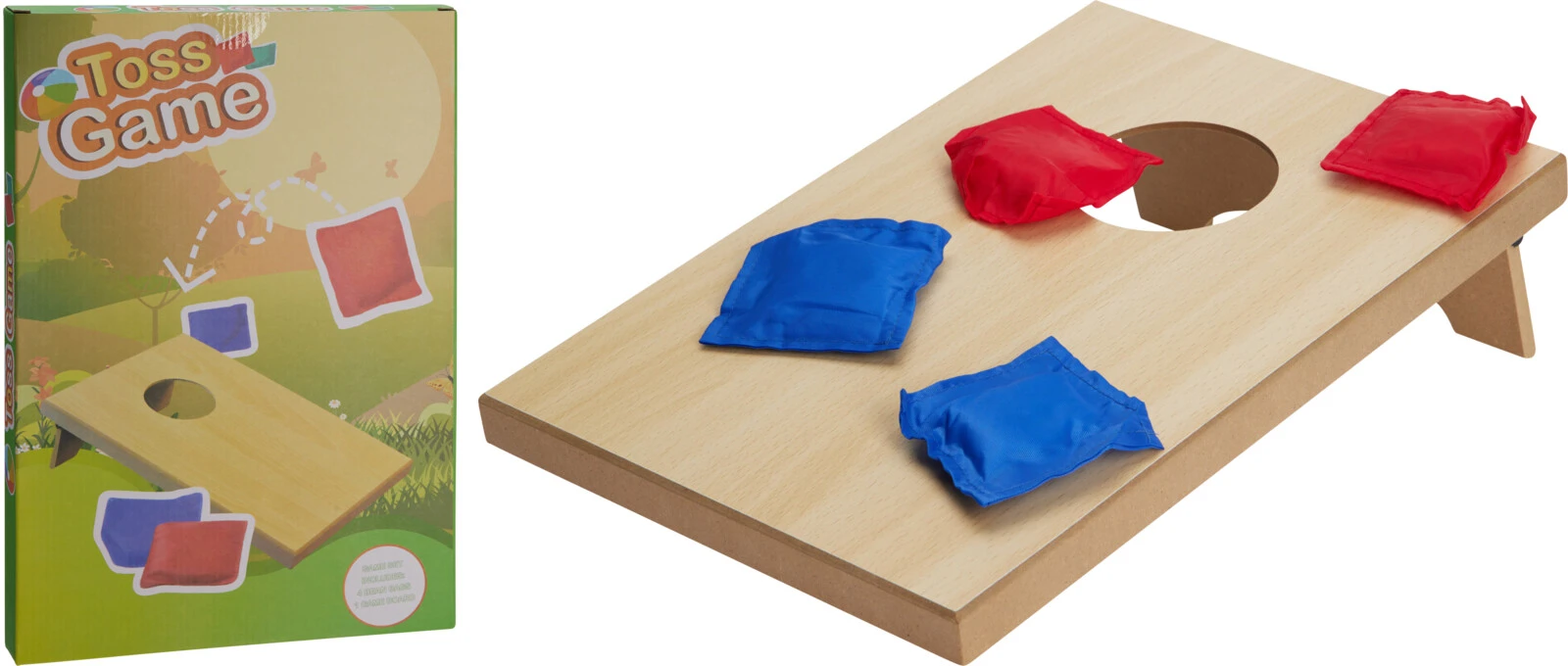 Wurfspiel aus Holz 39x26x25 cm S24200370 by Koop color Svart