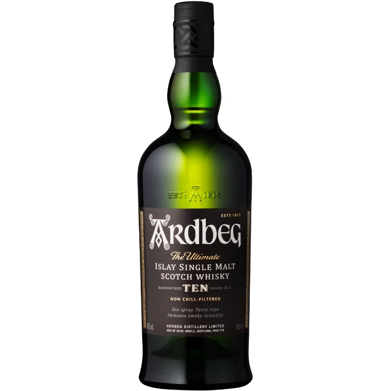 Ardbeg 10 Years Old Single Malt 70cl 1096921 by ARDBEG color Svart