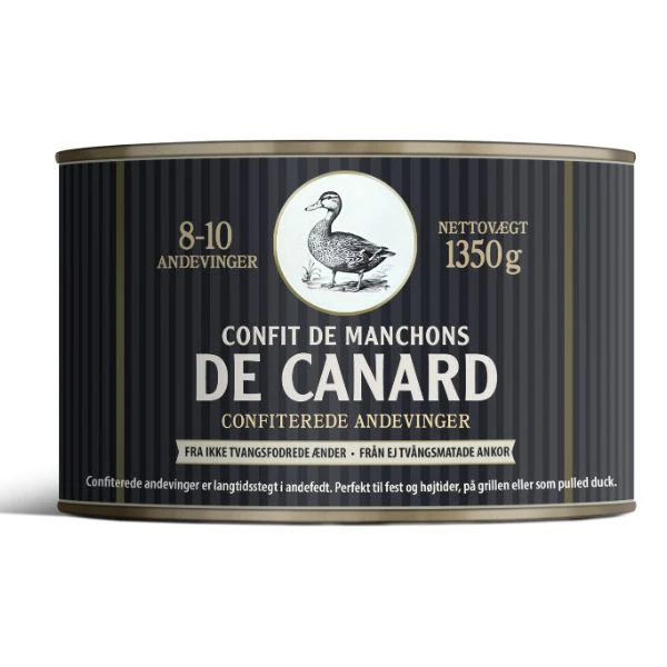 Confit de Manchons 8/10 Finger 1350G 12945 by Deli Drengene color Svart