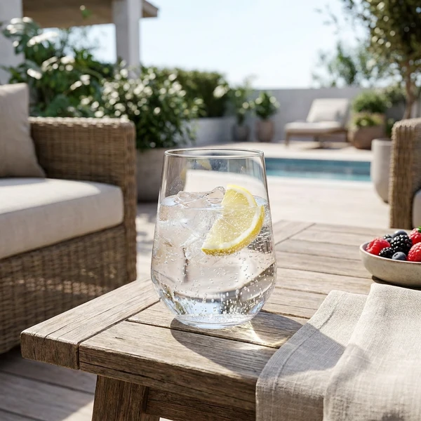 Design-Wasserglas 33 cl - Tritan-Kunststoff BU5023N-21 by Rbdrinks color Svart