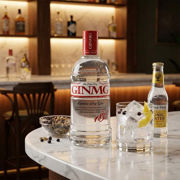Gin MG Premium Dry Gin FL 70 51467 by GINMG color Svart
