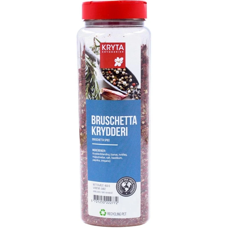 Bruschetta-Gewürz 450 g 221405 by KRYTA color Svart