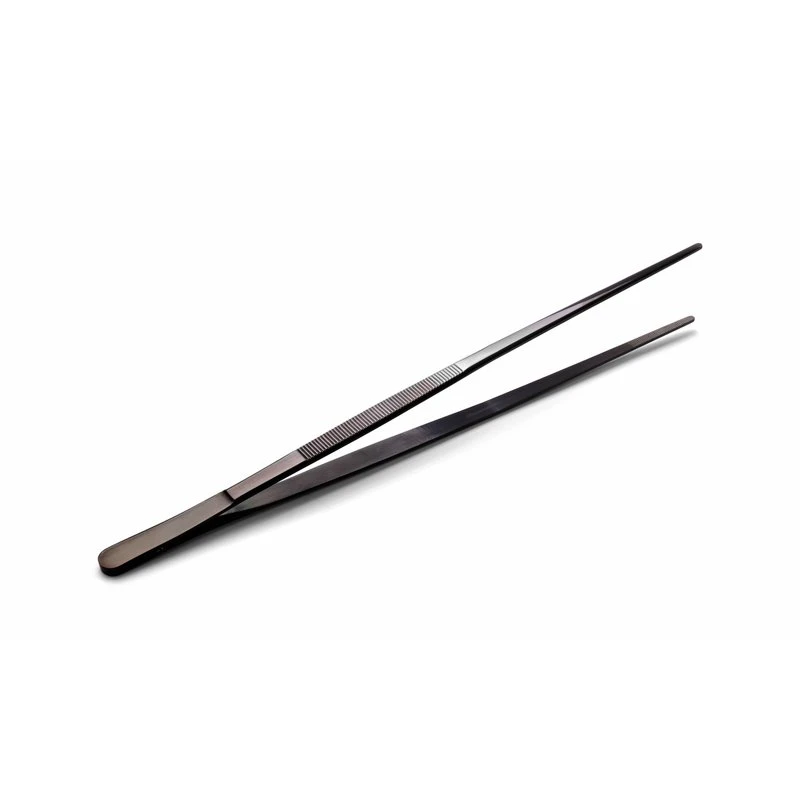 Universalpinzette Edelstahl schwarz beschichtet 300 mm 680131 by Hendi color Svart