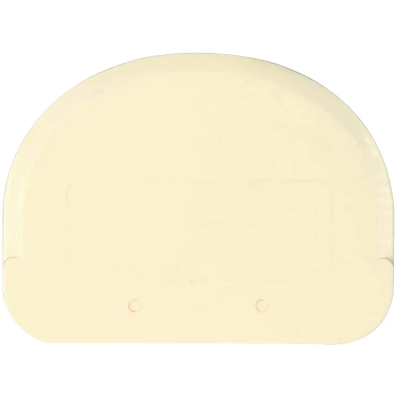 6 Stk. Teigschaber flexibel, halbrund PP 120x88 mm 554166 by Hendi color Svart
