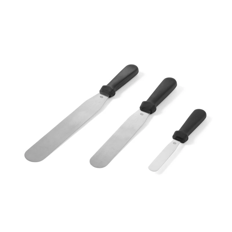 Palette flexibel 255/400x37 mm Edelstahl, PP 855744 by Hendi color Svart