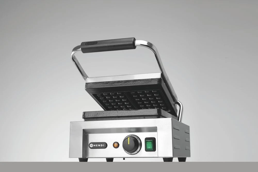 Waffeleisen Lütticher Waffeln 230V 1500W 212103 by Hendi color Svart