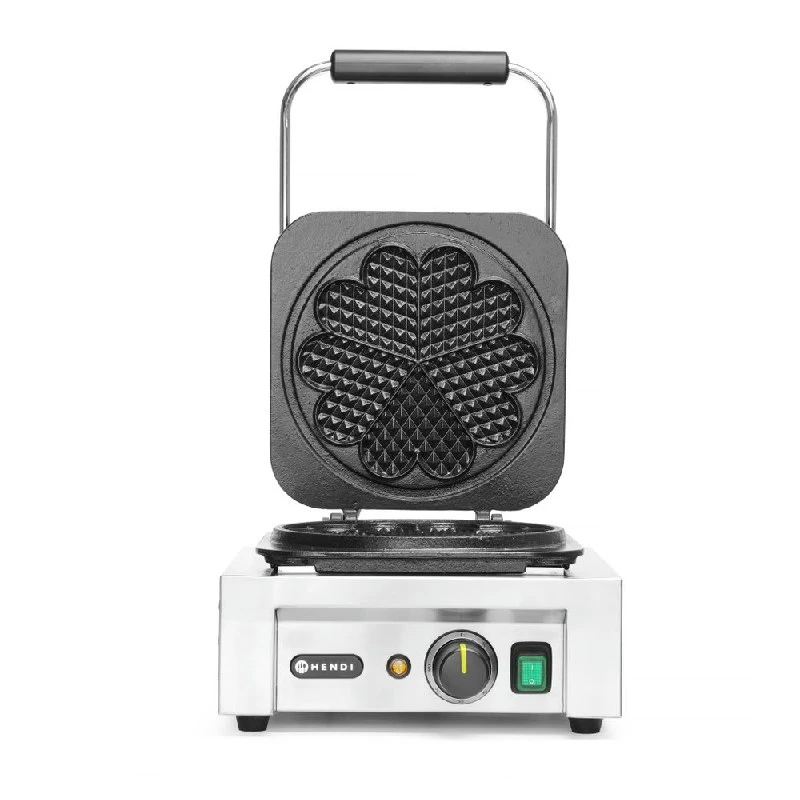 Herzwaffeleisen 230V 2200W 212134 by Hendi color Svart