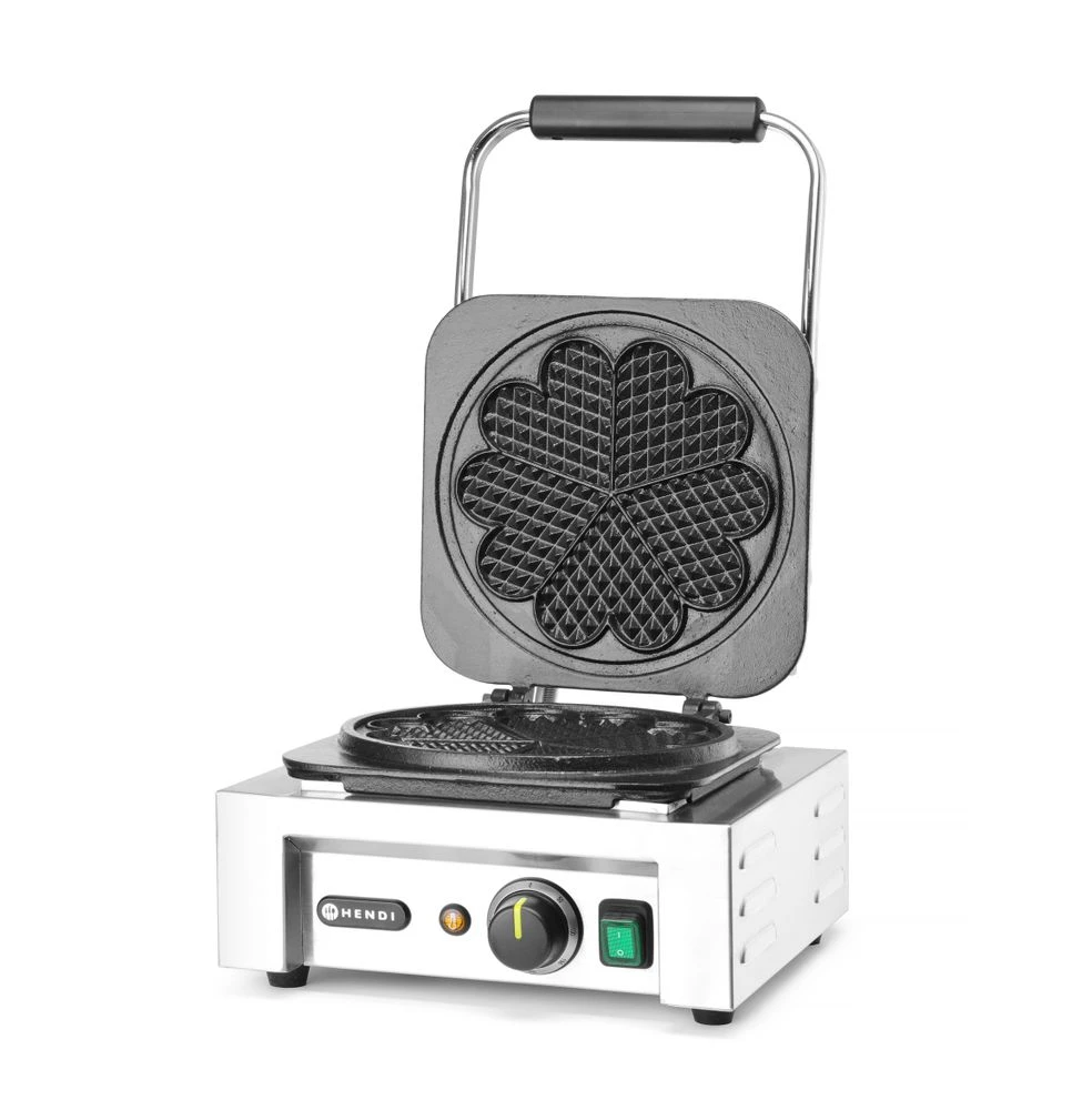 Herzwaffeleisen 230V 2200W 212134 by Hendi color Svart
