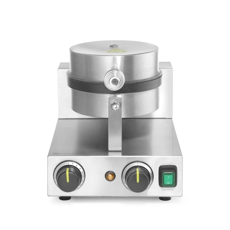 Waffeleisen rund Ø190 mm 230V 1000W 212172 by Hendi color Svart