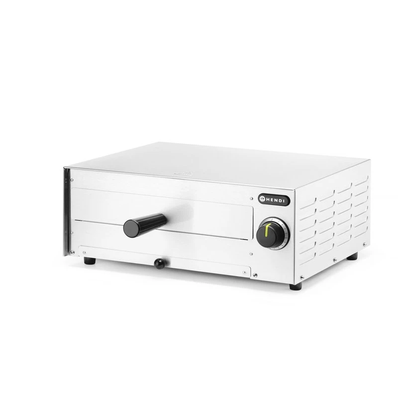 Pizzaofen Edelstahl 480x420x195 mm 230V 1450W 220306 by Hendi color Svart