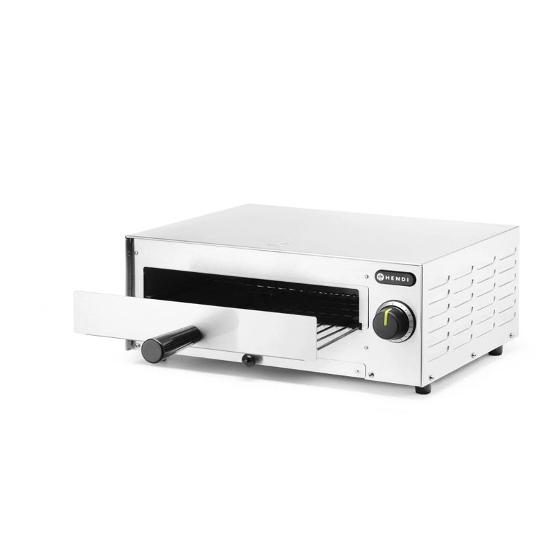 Pizzaofen Edelstahl 480x420x195 mm 230V 1450W 220306 by Hendi color Svart
