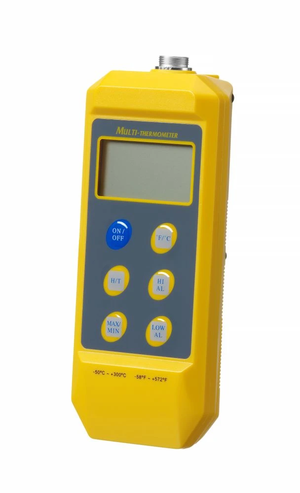 Stoßfestes Digitalthermometer mit abnehmbarer Sonde 271407 by Hendi color Svart