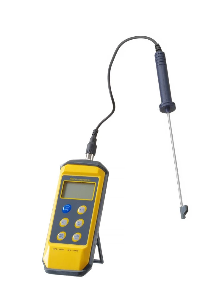 Stoßfestes Digitalthermometer mit abnehmbarer Sonde 271407 by Hendi color Svart