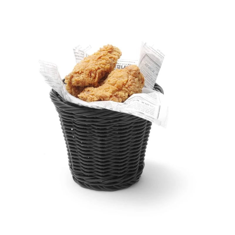 Snackkorb 130x110 mm Schwarz PP 426050 by Hendi color Svart
