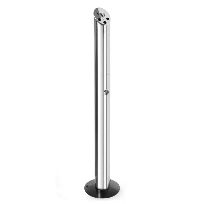 Standaschensäule Edelstahl 170x920 mm 440223 by Hendi color Svart